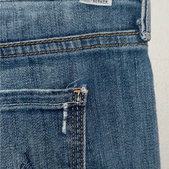 MOTHER the dropout Light Blue Denim Jeans - Picture 3 of 5